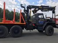Лесовозы Урал с манипуляторами Велмаш